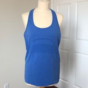 lululemon athletica Blue Tank Top